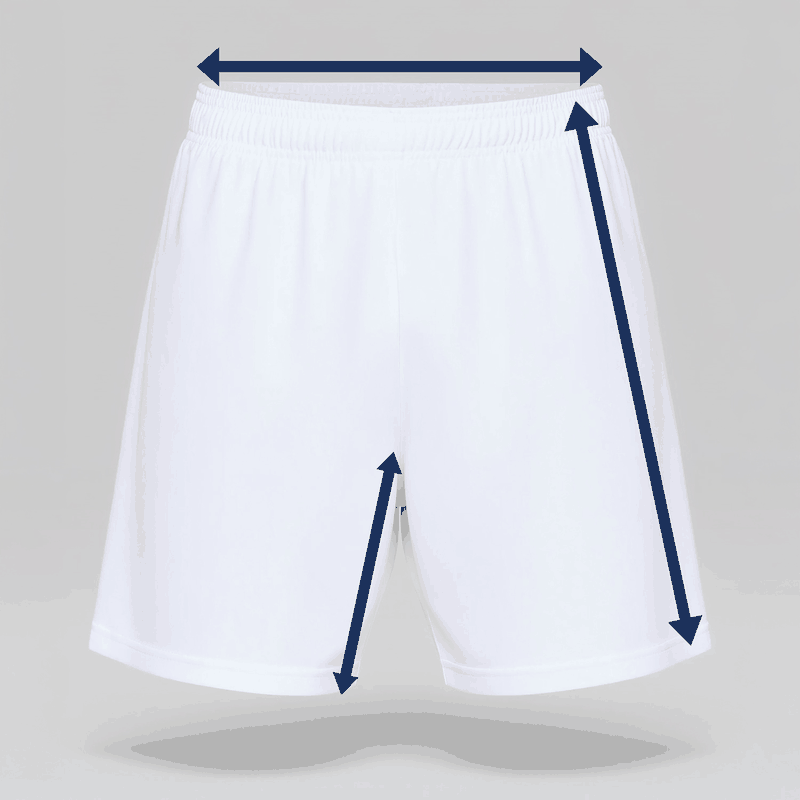 Shorts measurement diagram
