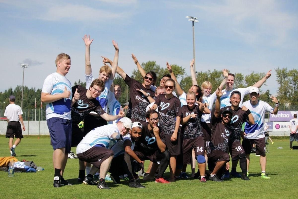 Team wearing sublimated jerseys